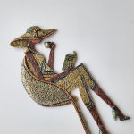 QUIET CONTEMPLATION 3D WALL SCULPTURE ART