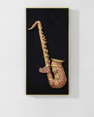 JAZZ RIFF - 3D SAXOPHONE WALL SCULPTURE ART