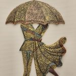 DANCING IN THE RAIN 3D WALL SCULPTURE