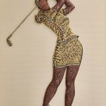 PERFECT PRECISION TEE TIME RELIEF WALL SCULPTURE ART