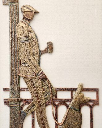 5th AVENUE STROLL 3D WALL SCULPTURE