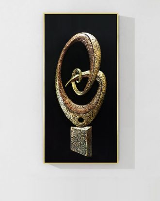 INTERLOCKING KNOT WALL SCULPTURE