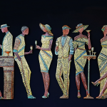 DERBY SOCIAL HOUR 3D RELIEF SCULPTURE WALL ART