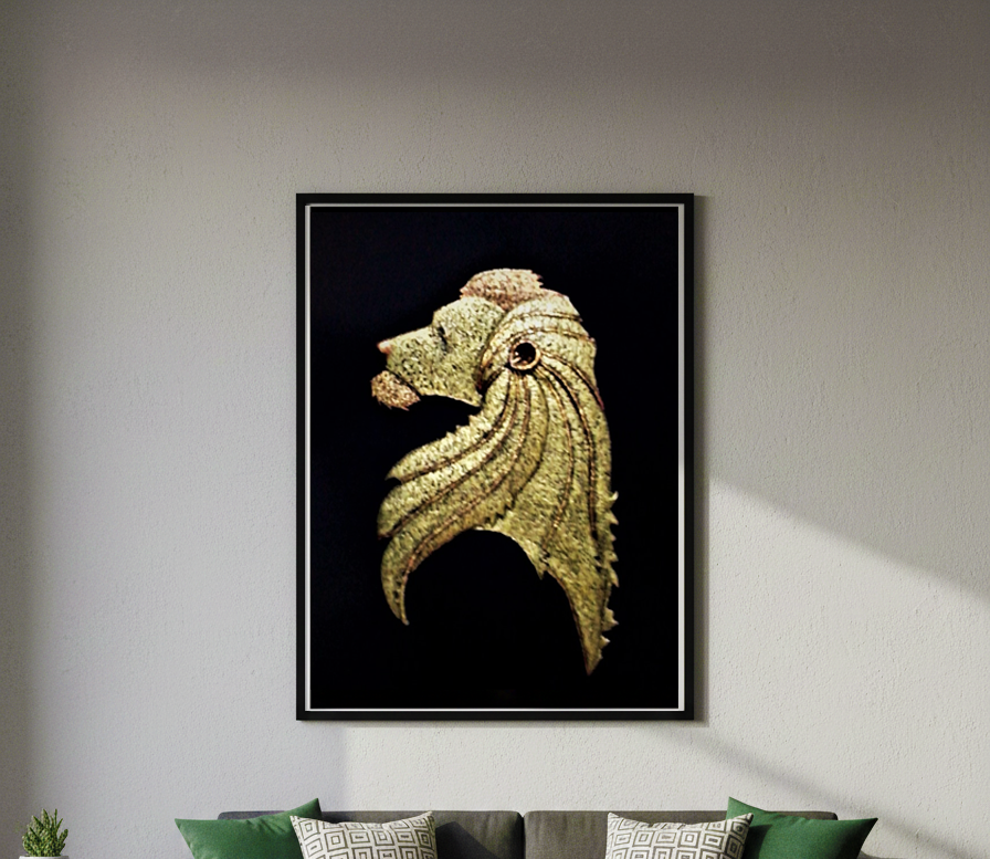 LION HEAD 3D WALL SCULPTURE (KING OF THE SAVANNAH) - Image 2