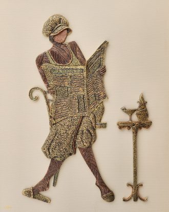 PAGE TURNER 3D WALL SCULPTURE ART I