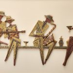 COSMOPOLITAN RHYTHMS-3D RELIEF SCULPTURE WALL ART