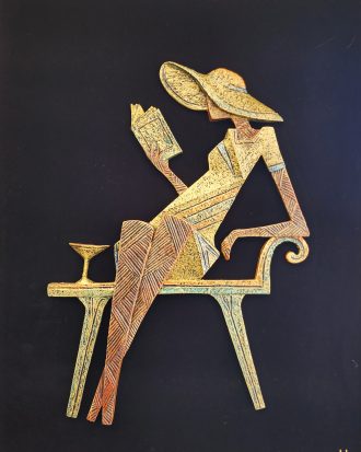 THE LITERARY MUSE 3D WALL SCULPTURE ART